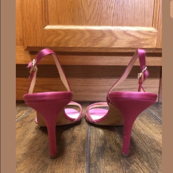 Jimmy Choo strappy slingback sparkle heels - Picture 3 of 8